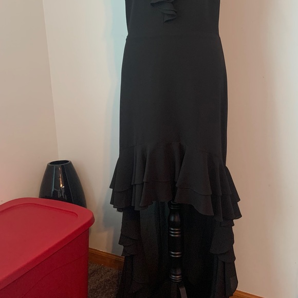 Belle Badgley Mischka High low Ruffle Dress - Picture 7 of 16